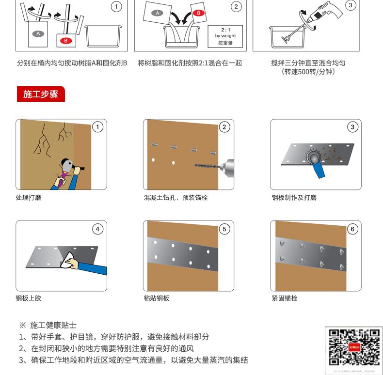 包钢凌河粘钢加固施工过程